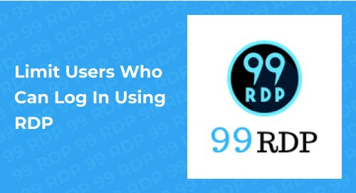 Limit Users Who Can Log In Using RDP