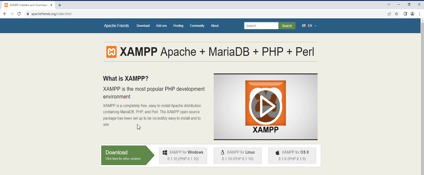 XAMPP Installation