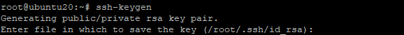 Generating SSH Keygen