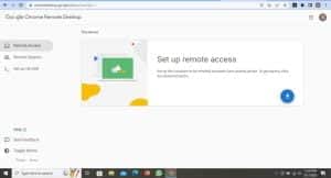 Chrome Remote Desktop