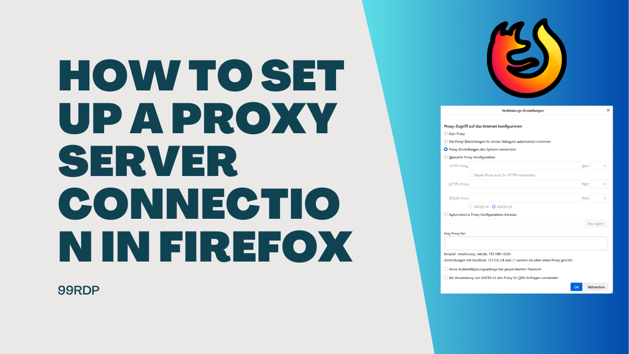 How To Set Up a Proxy Server Connection in Firefoxo it all again