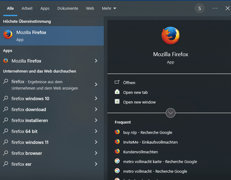 launch firefox