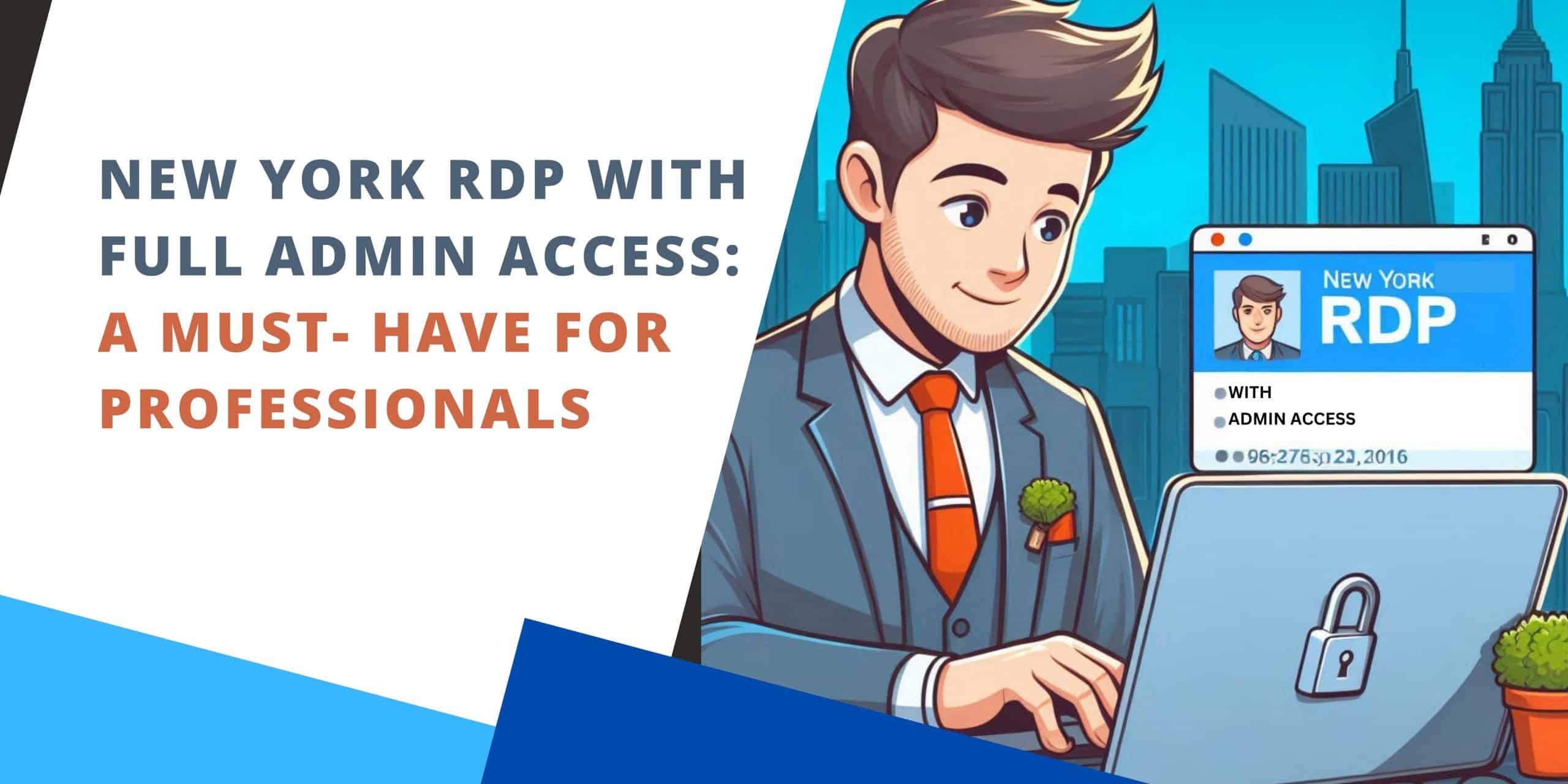 New York RDP with full admin access