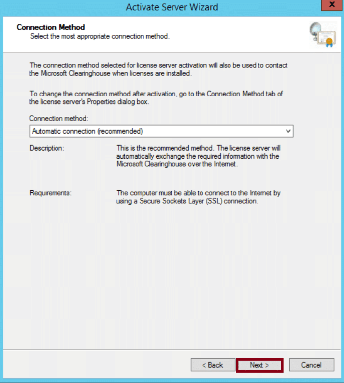 Remote desktop licence