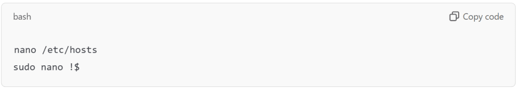Reuse Last Command Arguments