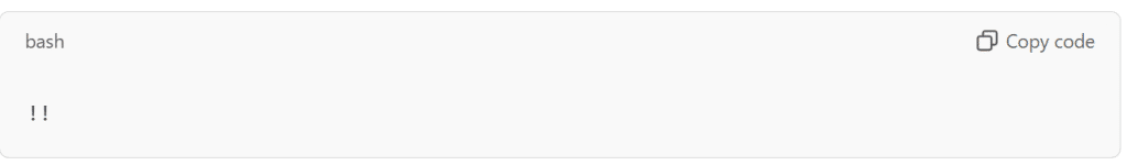 Run the Last Command