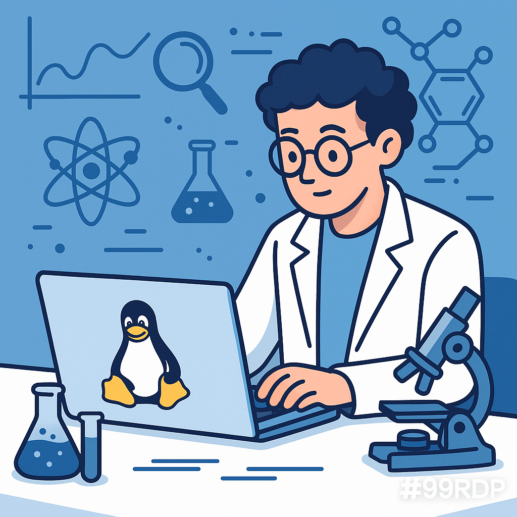 Scientific research using Linux