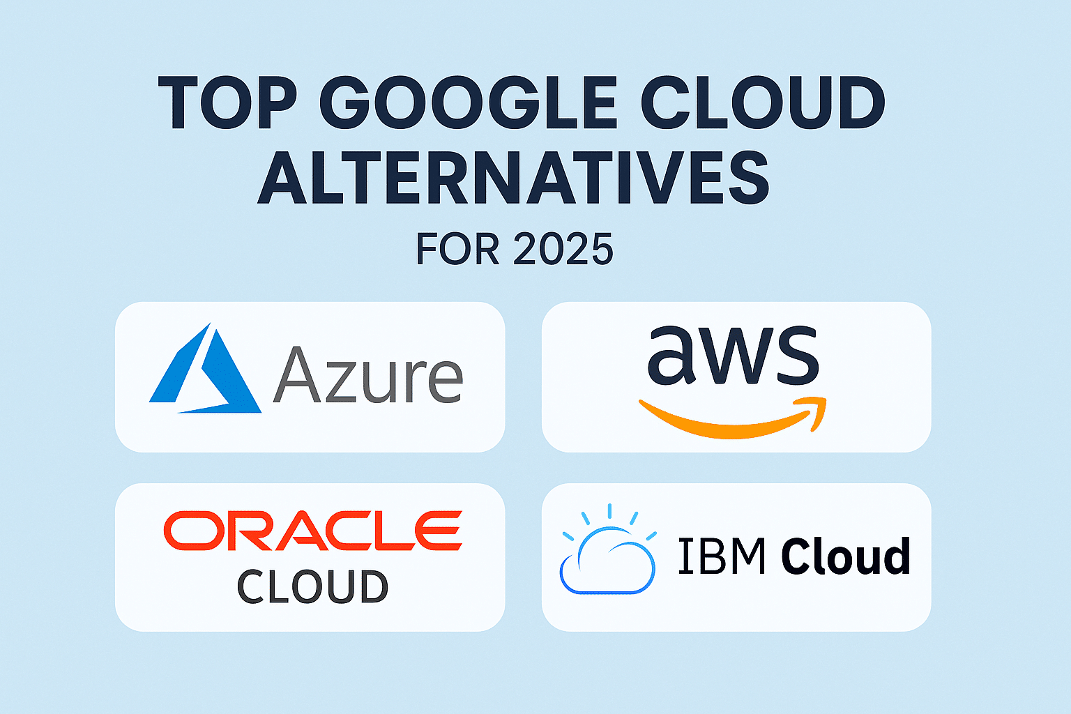 Top Google Cloud Alternatives for 2025