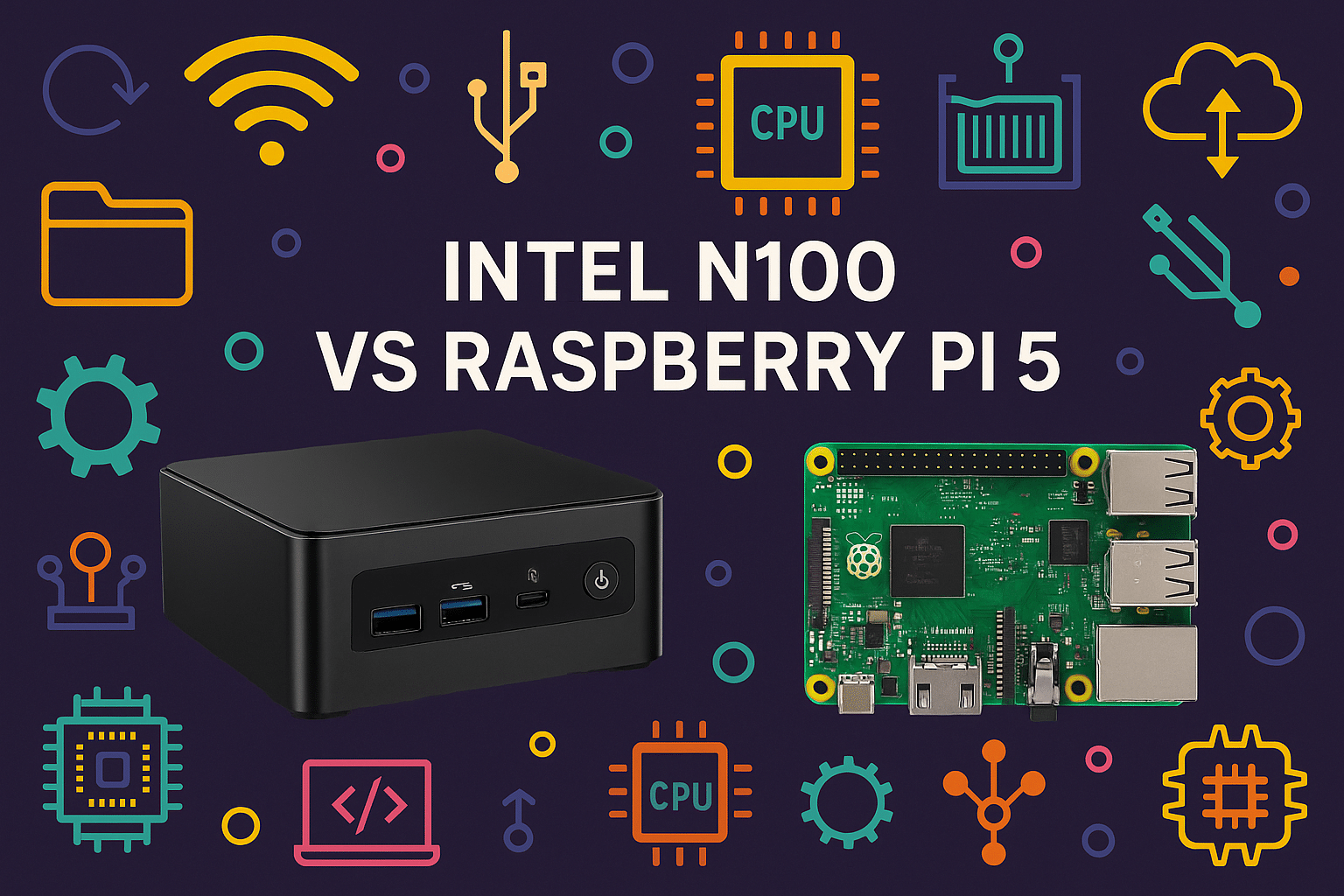 Intel N100 vs Raspberry Pi 5