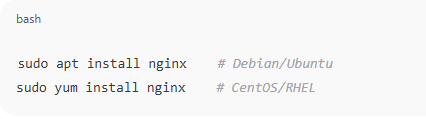 Install Nginx