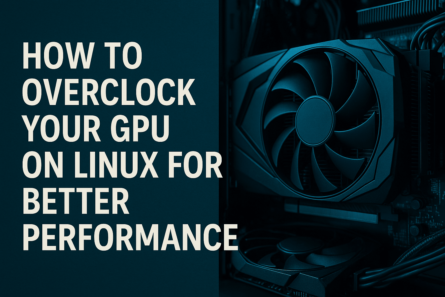 How to Overclock Your GPU on Linux for Better Performance