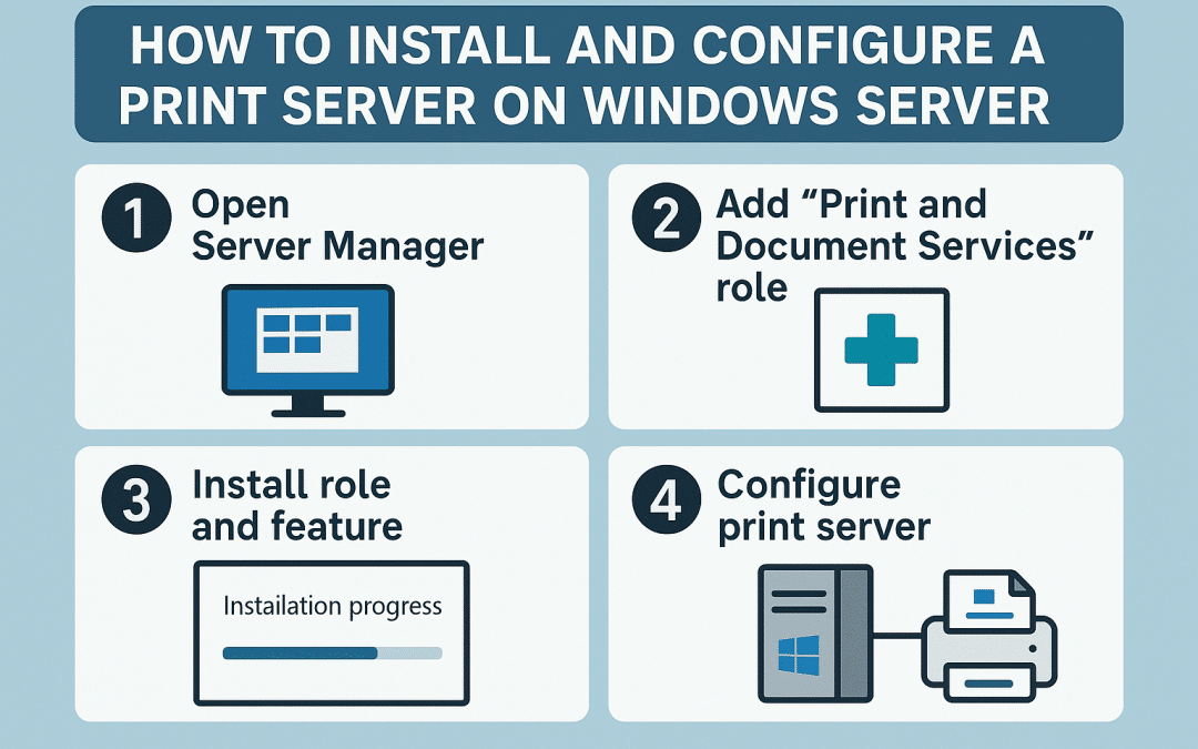 How to Install and Configure a Print Server on Windows Server