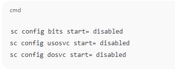 Disable Related Services