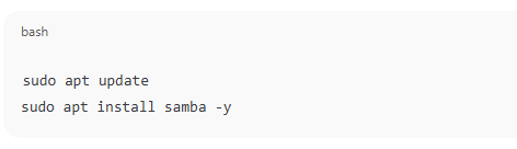 On Linux (Samba)