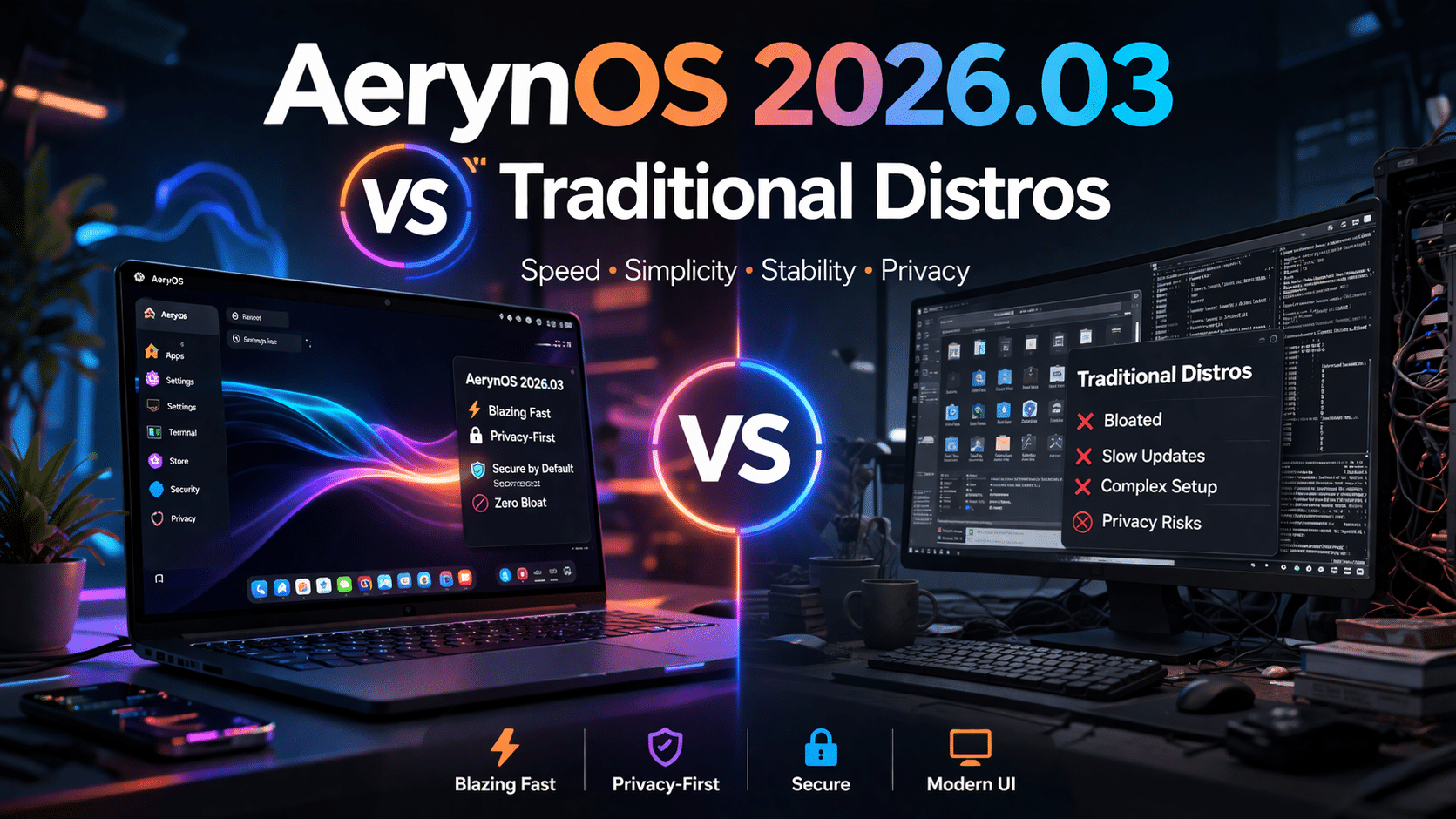 aerynos 2026.03 Traditional Distros