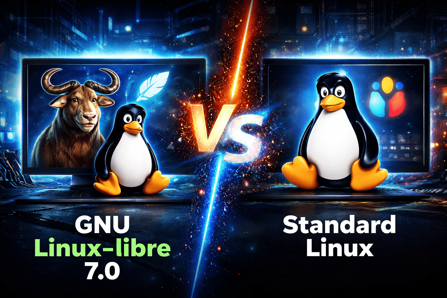 GNU Linux-libre 7.0 vs Standard Linux | 99RDP
