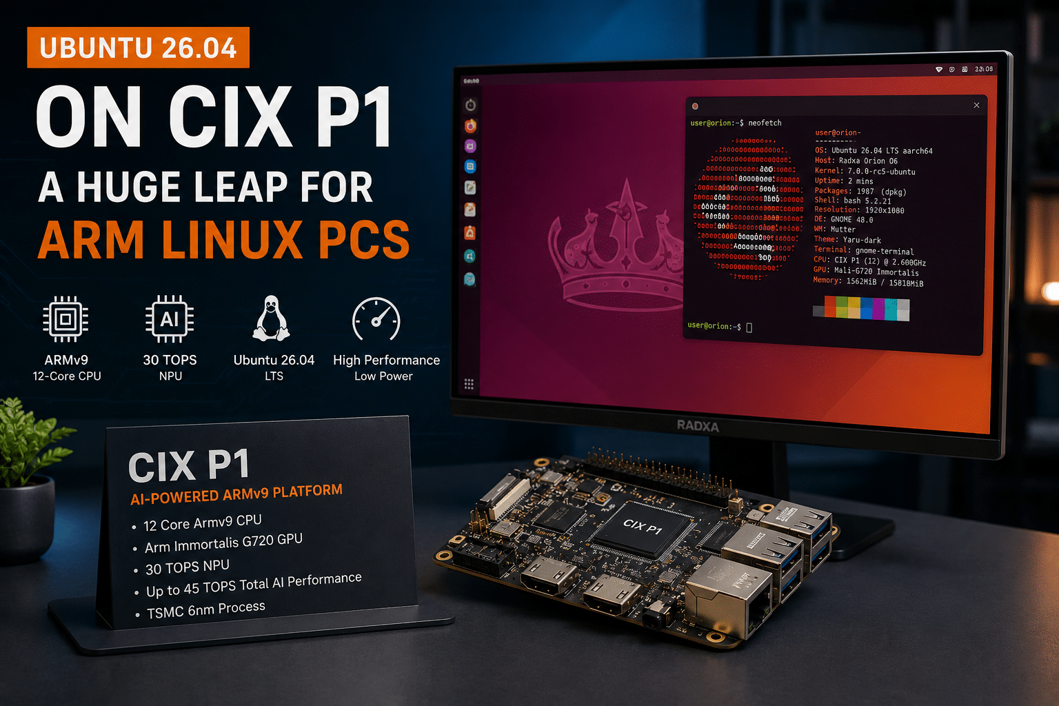 Ubuntu 26.04 on CIX P1
