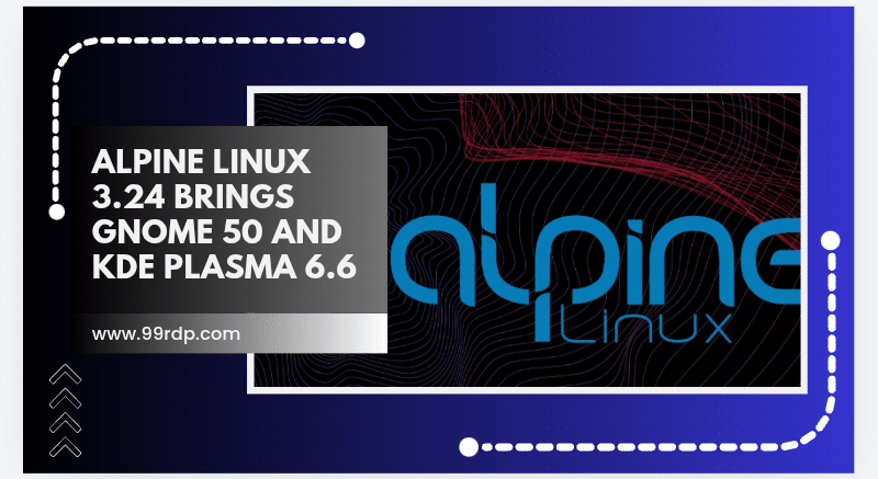 Alpine Linux 3.24 Brings GNOME 50 and KDE Plasma 6.6