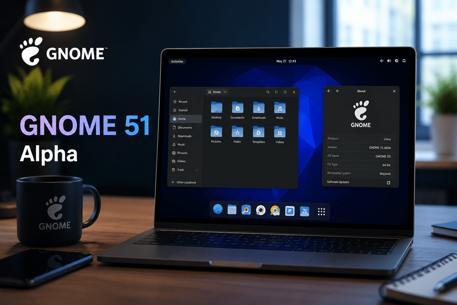 GNOME 51 Alpha