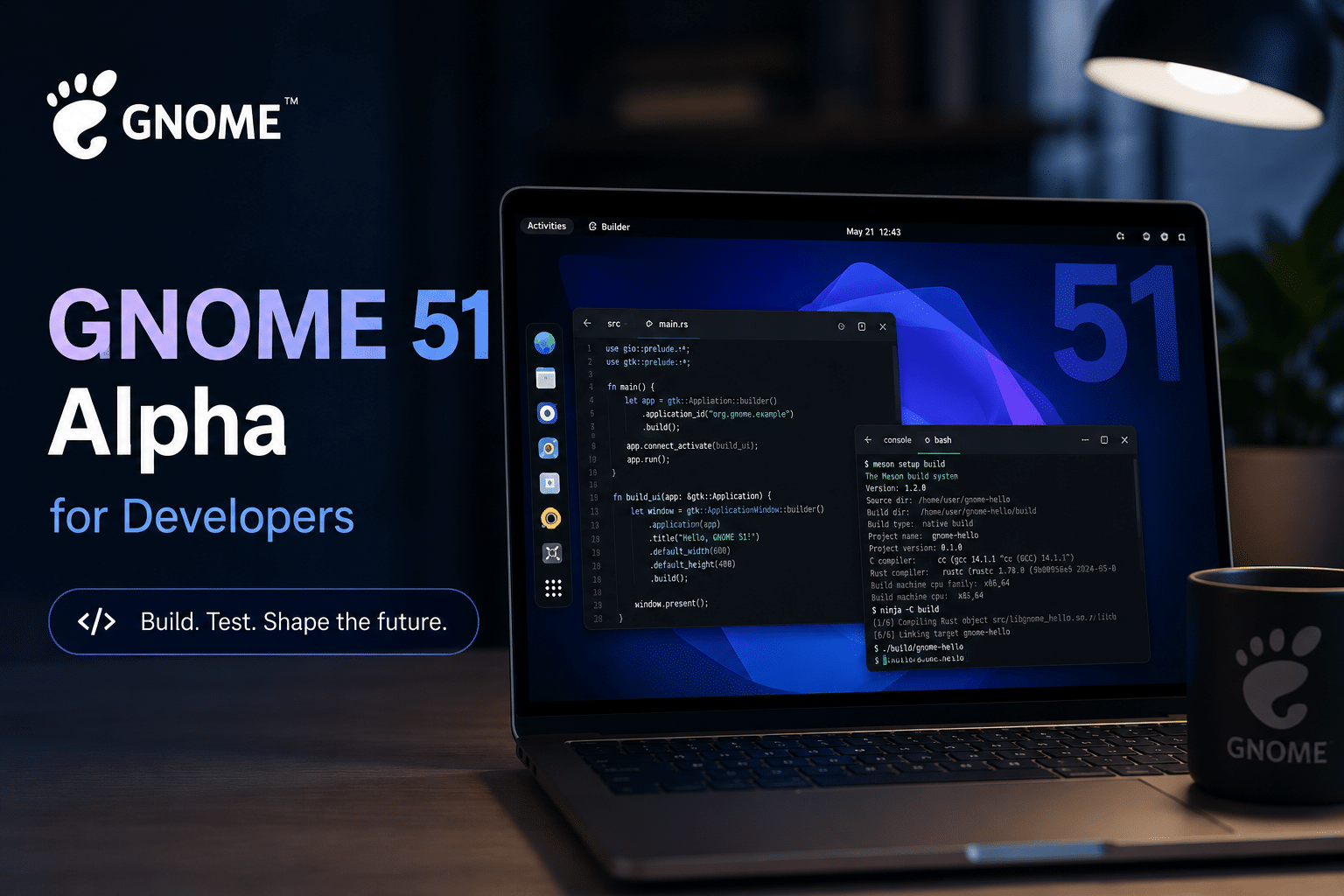 GNOME 51 Alpha
