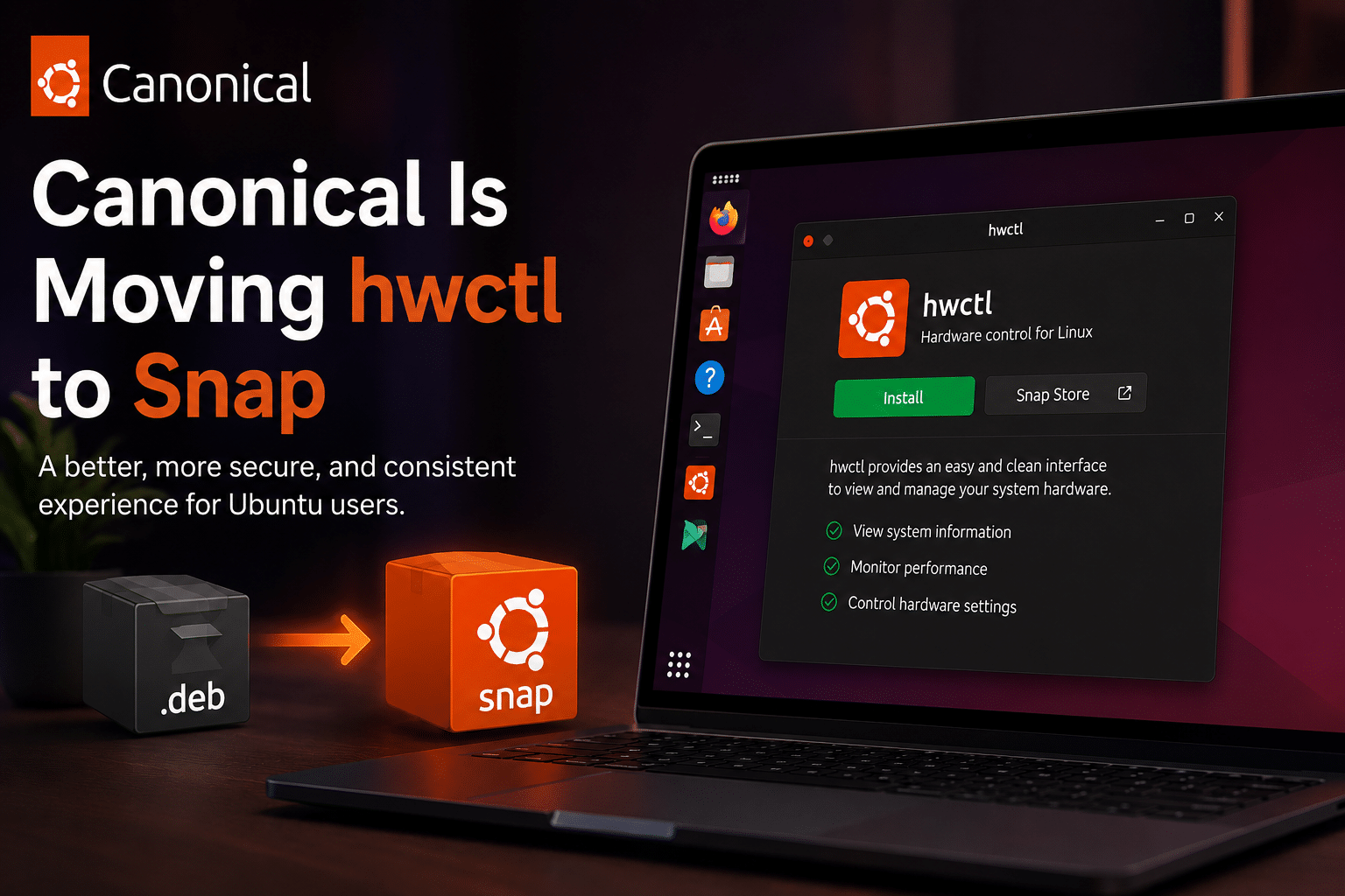 hwctl from DEB to Snap