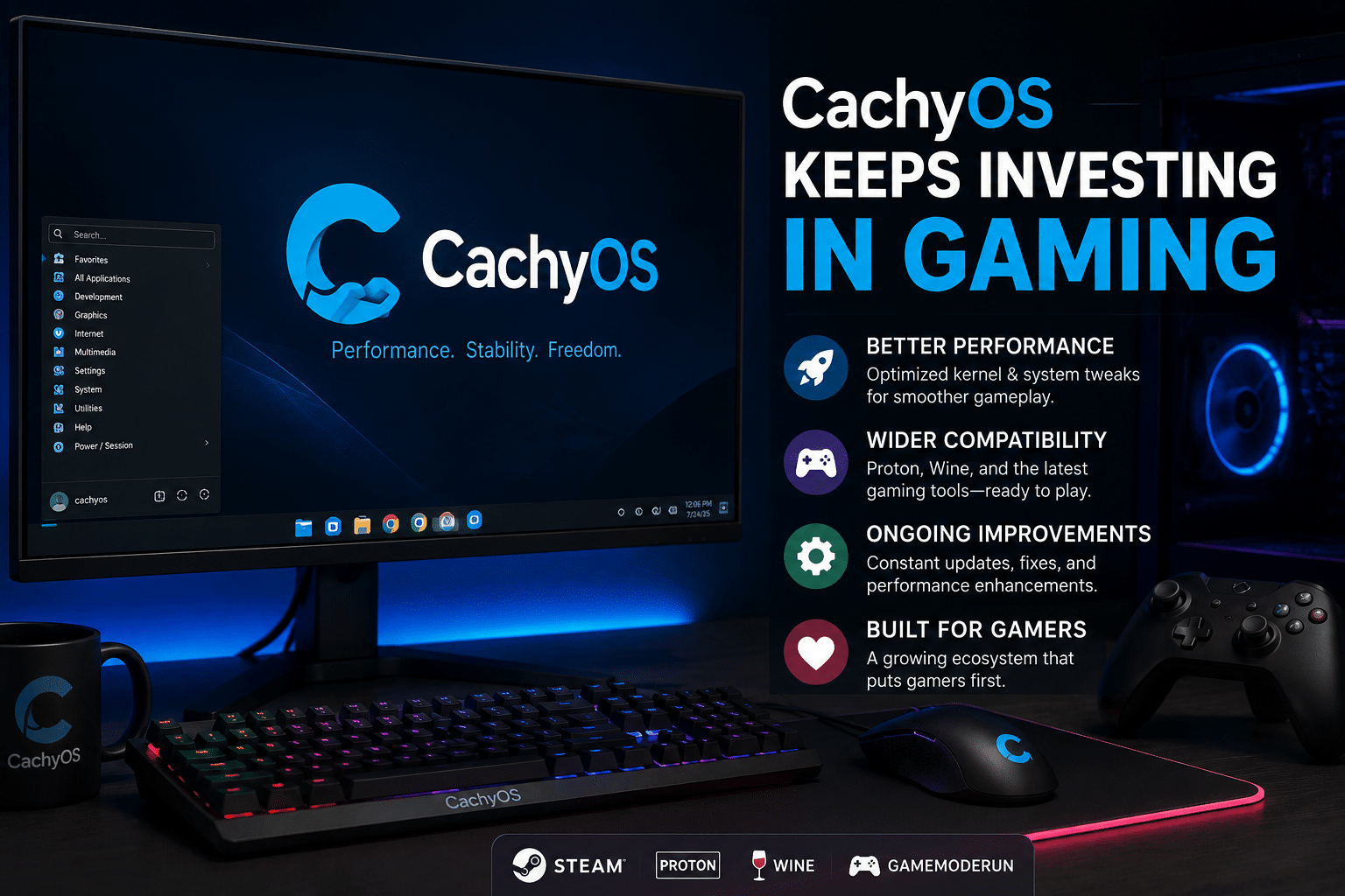 CachyOS Keeps Investing in Gaming