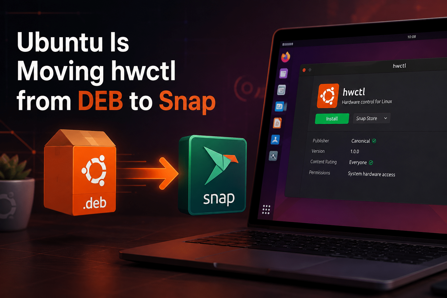 Ubuntu Is Moving hwctl from DEB to Snap