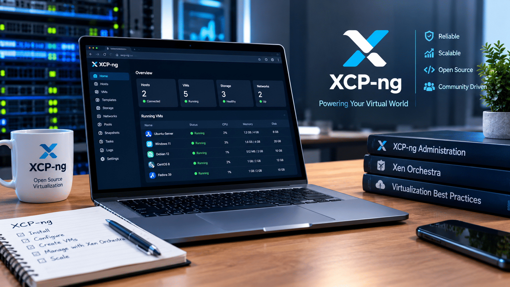 XCP-ng vs Proxmox vs VMware